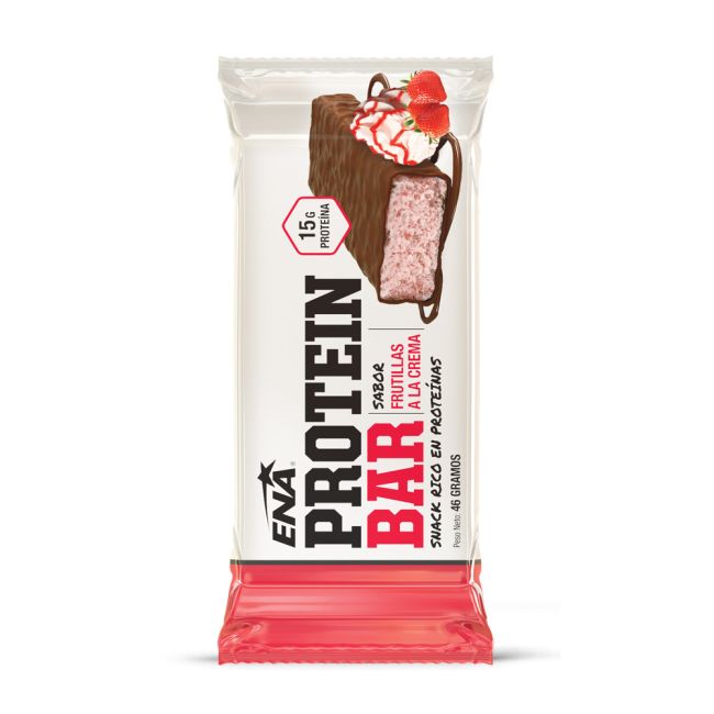 Barra de Cereal Proteica sabor Frutilla x 16 unidades (46g c/u) Ena