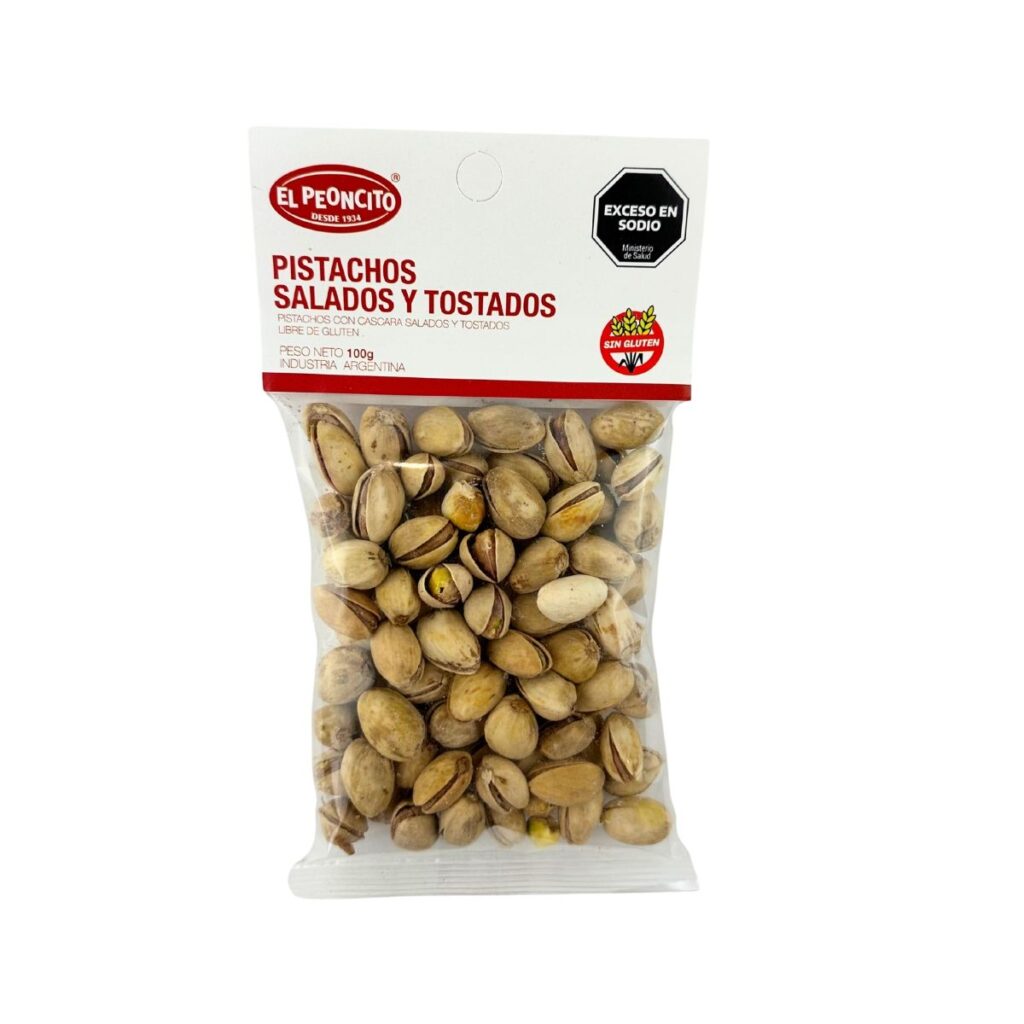 Pistacho con cascara salado y tostado 100 gr